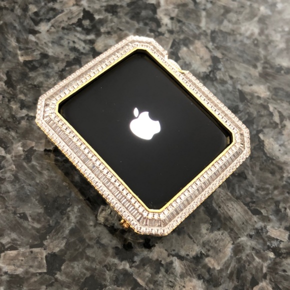 New Apple Watch case with baguette and round Various sizes. - Picture 2 of 3